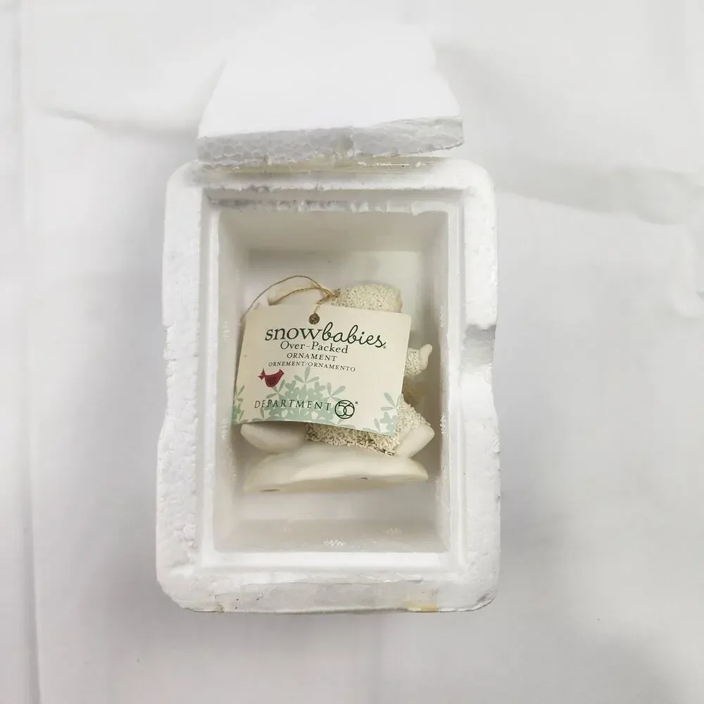 Snowbabies Over-Packed Ornament Figurine for Christmas Decoration